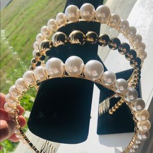 Pearl Headband And Gold Headband✨